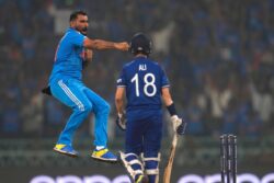 'Greatest Performer for India in World Cups': Fans Hail Mohammed Shami After Sensational Four-fer vs England