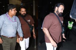 Mohanlal Lands In Mumbai For Second Shooting Schedule Of Shanaya Kapoor Starrer Vrushabha; Watch