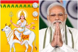 PM Narendra Modi Extends Greetings on Durga Puja, Shares Stuti of Maa Mahagauri on Navratri Day 8