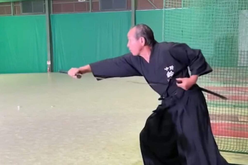 Japanese Grandpa's Martial Arts Skills Gets A Thumbs Up From Internet