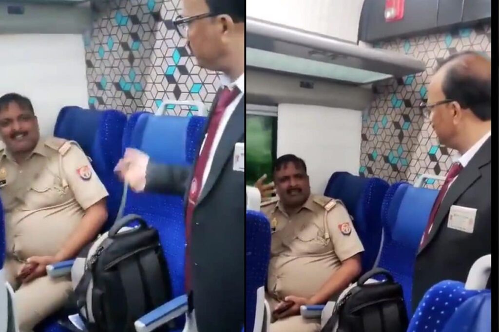 UP Cop, Travelling Without Ticket, Gets Into War Of Words With TTE And Co-Passengers