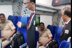 UP Cop, Travelling Without Ticket, Gets Into War Of Words With TTE And Co-Passengers