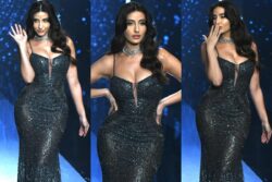Sexy! Nora Fatehi Goes Bold In Skintight Gown With Plunging Neckline, Hot Video Goes Viral; Watch