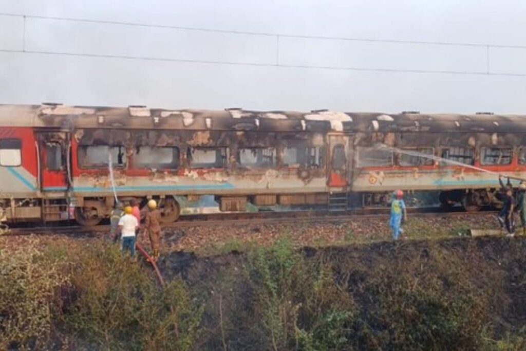 Patalkot Express Train Catches Fire Near Agra, No Casualty Reported