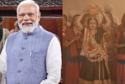 Maadi Song by Narendra Modi: PM Kicks Off Navratri With a Perfect Garba Song; Watch