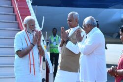 PM Modi Lands in Poll-bound Gujarat For Two-Day Visit to Inaugurate Developmental Projects