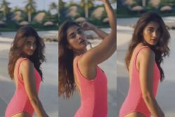 Sexy! Pooja Hegde Sizzles In A Pink Monokini During Maldives Vacay, Fans Call Her 'Hot'; Watch