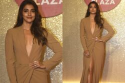 Sexy! Pooja Hegde Flaunts Cleavage in Bold Plunging Gown, Hot Video Goes Viral