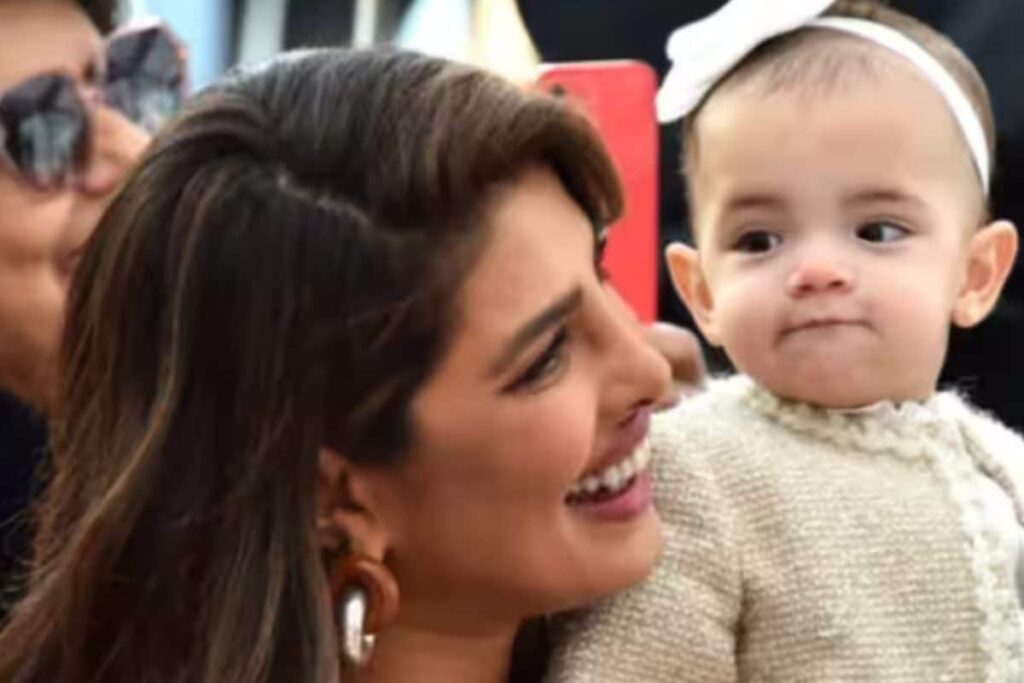 Priyanka Chopra Creates Picture-Perfect Moment With Malti Before Heading To India