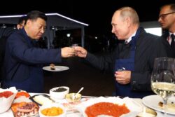 Russian President Vladimir Putin Lands in China to Meet Xi Jinping, Attend BRI Summit