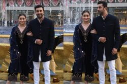 Ranbir Kapoor, Alia Bhatt Hold Each Other Close As They Attend IOC Session Inauguration By PM Modi; Watch