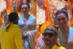 Rani Mukerji, Jackie Shroff Groove To Traditional Dhol At Durga Puja Pandal, Fans React; Watch Video