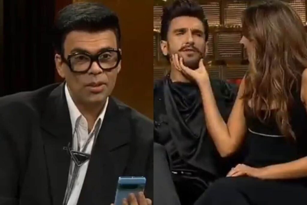 Koffee With Karan 8: Ranveer Singh Can't Keep His Hands Off Deepika Padukone In New Promo