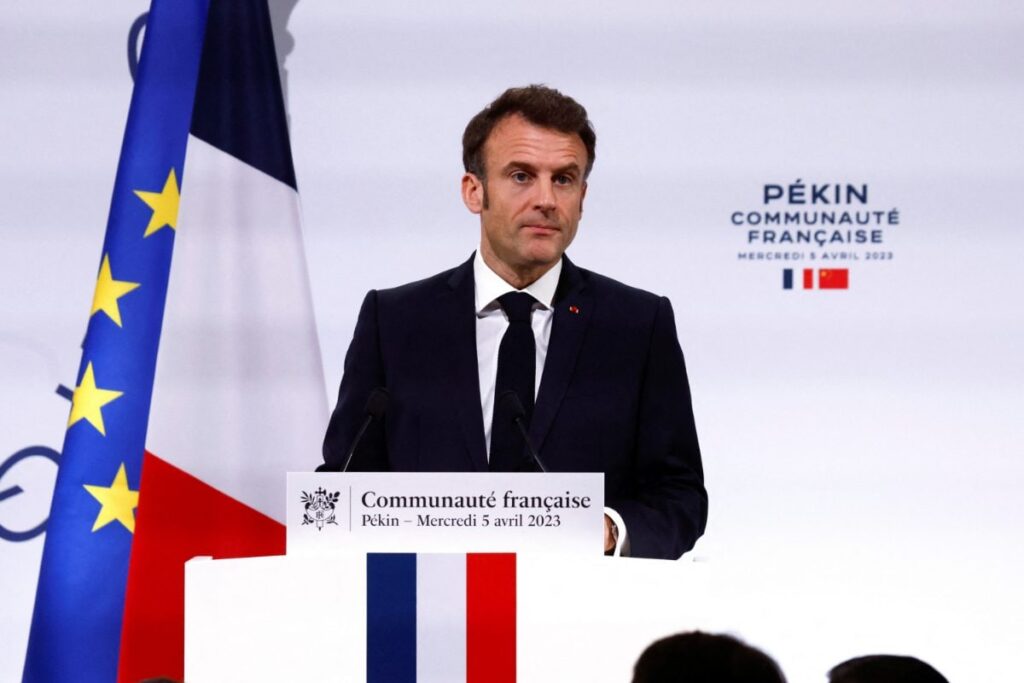 France's Macron Calls For International Coalition Against Hamas