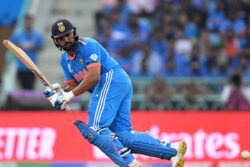 India Batters Struggle on a Sluggish Pitch But Rohit Sharma Shows the Way With Classy 87