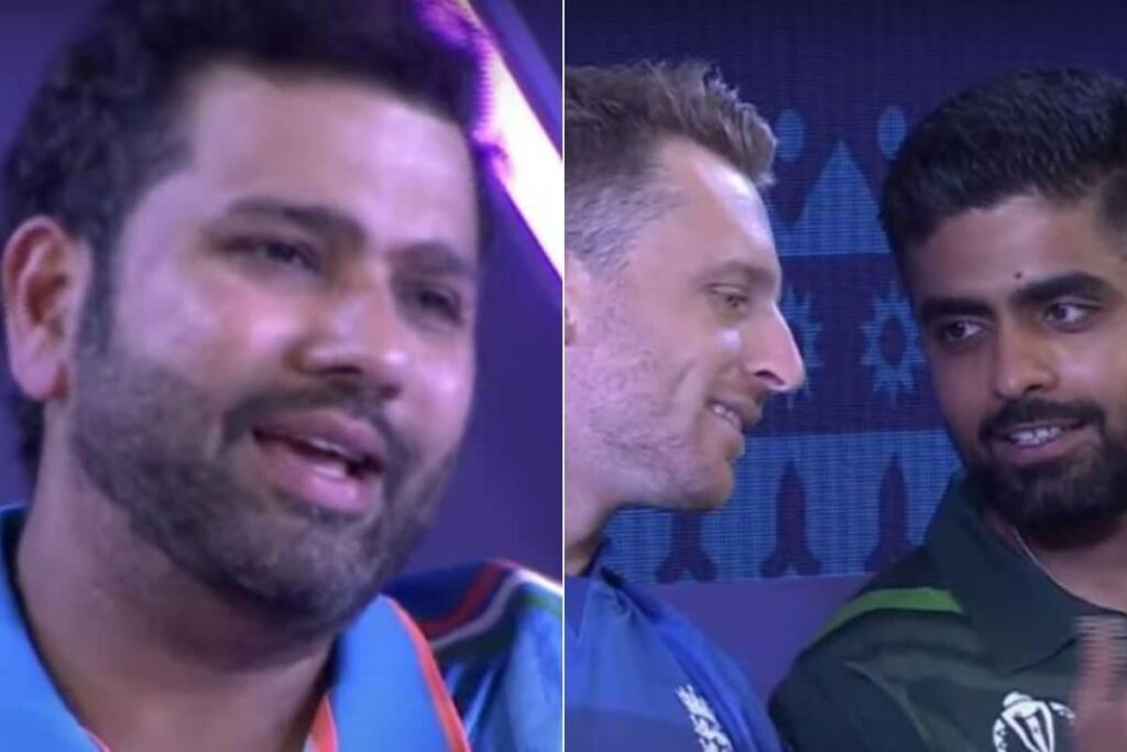 ICC World Cup 2023 WATCH: Jos Buttler Asks Babar Azam to Translate as Rohit Sharma's Answer to Journalist Leaves Everyone in Splits