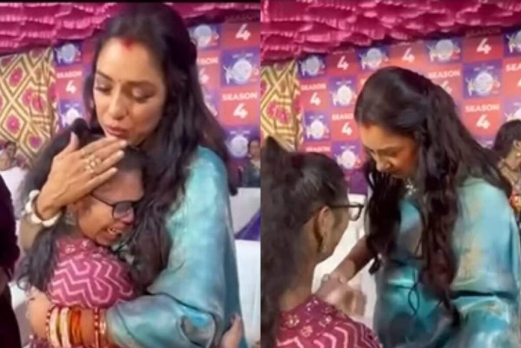 Rupali Ganguly Gives A Tight Hug To An Emotional Fan During Durga Puja Festival; Video Goes Viral