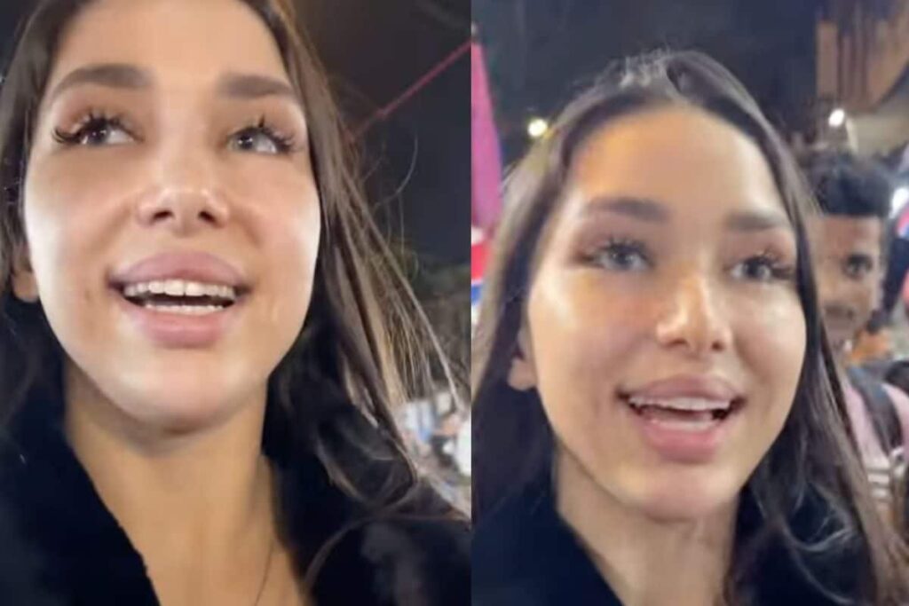 Russian YouTuber Harassed While Vlogging in Delhi’s Sarojini Nagar Market, Video Goes Viral