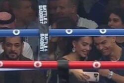 Salman Khan Sitting 'Alone' Besides Ronaldo Has Desis Cracking Up With 'Single' Memes