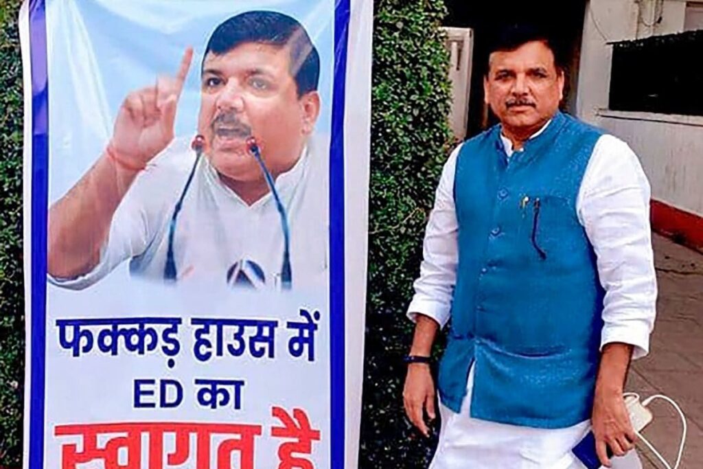 Sanjay Singh News: Drama Likely Today as AAP Preps for Stir Against Arrest; BJP's Spcl Prayers at Rajghat