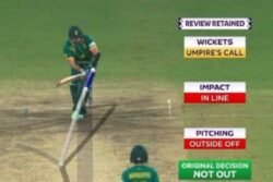 WATCH: Shamsi's Controversial 'Not Out' Call Off Haris Rauf Delivery Fixture Sends Netizens Into Heated Debate About DRS