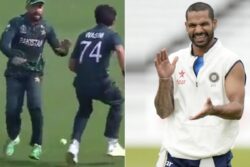 Watch: Shikhar Dhawan Trolls Pakistan for Poor Fielding During World Cup Warm-up, Calls it 'Never-ending Love Story'