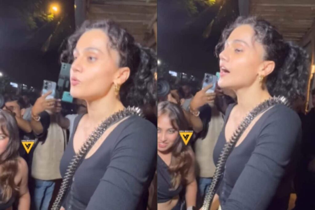 Taapsee Pannu IRRITATED After Paps Block Her Way, Says 'Please Move Otherwise...' | Watch Video