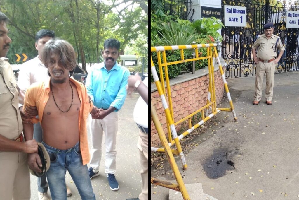 Tamil Nadu Police Release Video Footage on Petrol Bomb Case