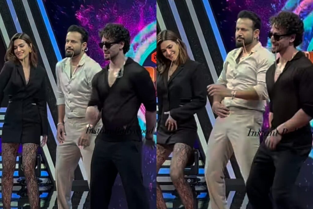 Ganpath Stars Tiger Shroff, Kriti Sanon Teach Irfan Pathan Hook-Step Of Latest Song; Watch