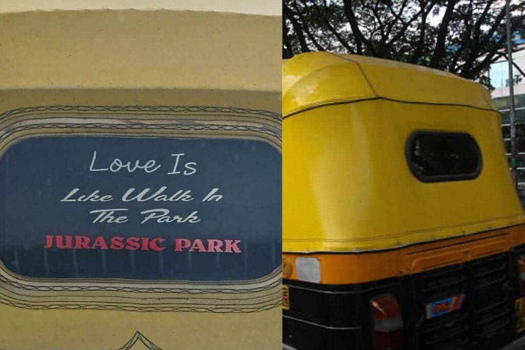 Bengaluru Auto's Message on 'Love' Being 'Walk in the Park' Comes With 'ROAR-ing' Twist