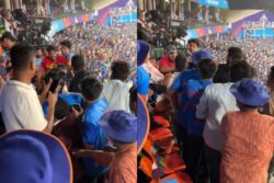 IND vs AFG: Cricket Fans Get into Heated Brawl at Arun Jaitley Stadium in Ultimate Delhi Moment