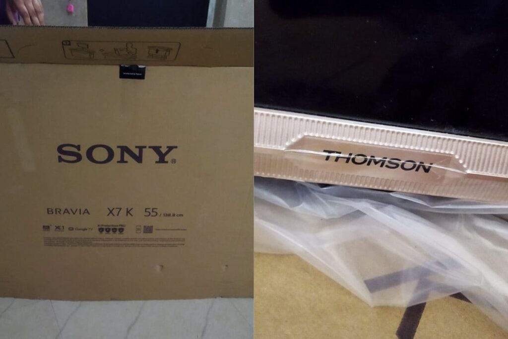'Instant Nightmare': Man Orders Sony TV Worth Rs 1 Lakh From Flipkart, Receives This Instead