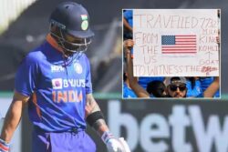 Kohli Fan Travelled 12,000km from US to Watch King's Duck and Everyone is Feeling Bad