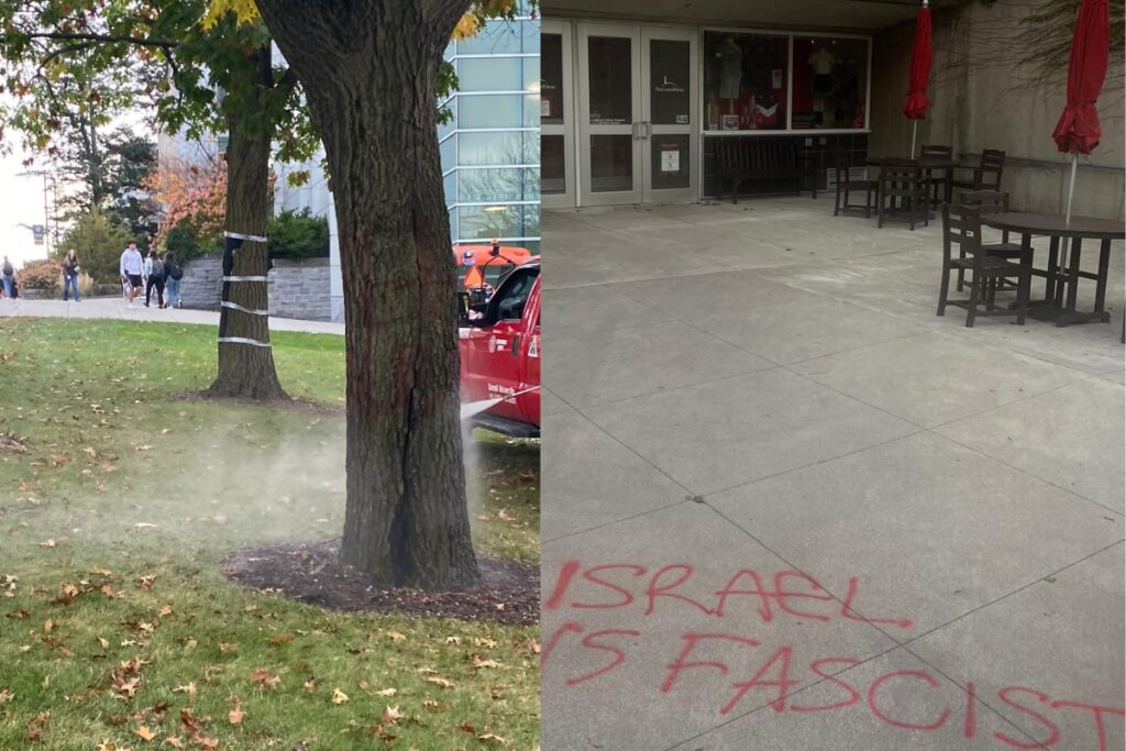 US: Cornell University Defaced with Anti-Israel and Anti-Semitic Graffiti