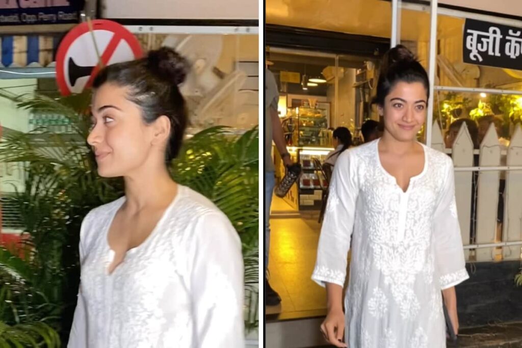 'Aapko Kaise Pata Chala?' Rashmika Mandanna Asks Paps After They Spot Her Outside Cafe