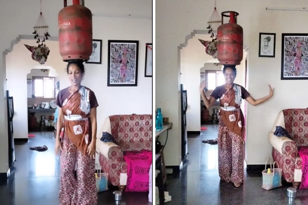 Watch: Internet Is Impressed And Concerned With This Woman's Unbelievable Stunt