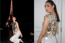 Athiya Shetty Takes Over Paris In A Silver and Gold Sequin Top Made From Recycled PET and Metal