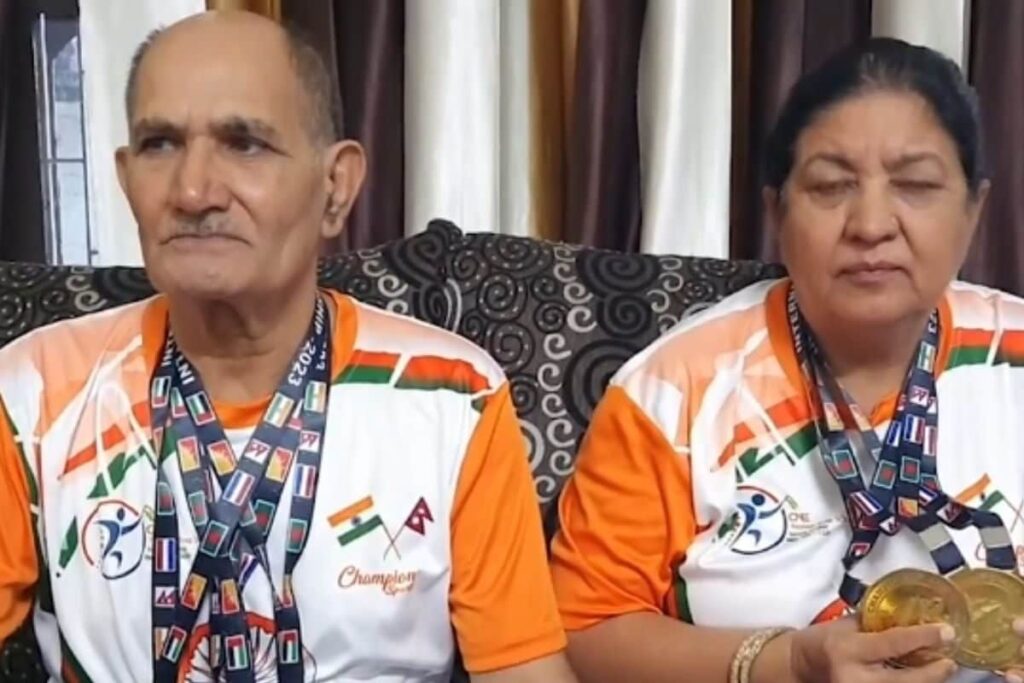 Rohtak Couple Shatters Age Barriers With Over 100 Medals In Veteran Athletic Marathons