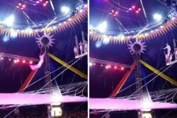 Caught On Cam: Trapeze Artist Falls 29 Feet After Stunt Goes Horribly Wrong