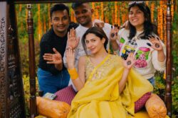 Mahira Khan Looks Like A Ray Of Sunshine In Yellow Saree At Her Haldi Ceremony