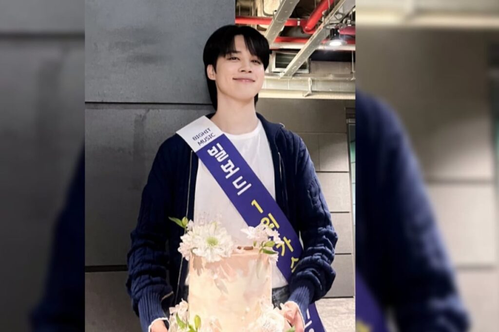 ICYMI: Jimin Celebrates Like Crazy's Hot 100 Milestone In Low-Key Cake Cutting Ceremony