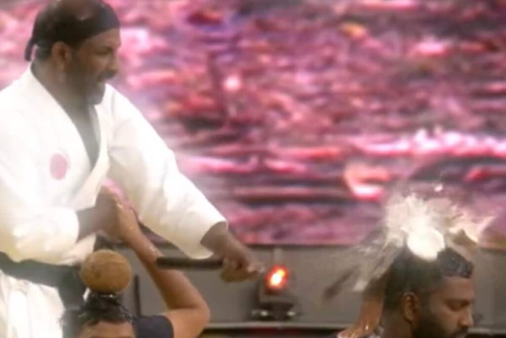 Man Smashes 42 Coconuts On Heads With Nunchaku In A Minute, Sets New World Record