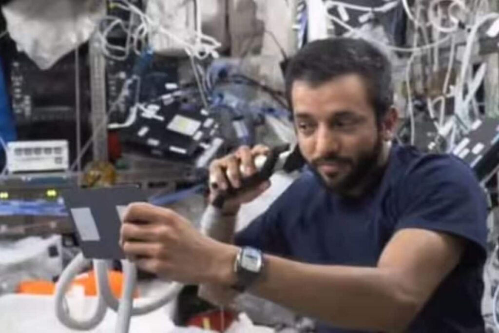 Watch: UAE Astronaut Shows How To Shave In Space