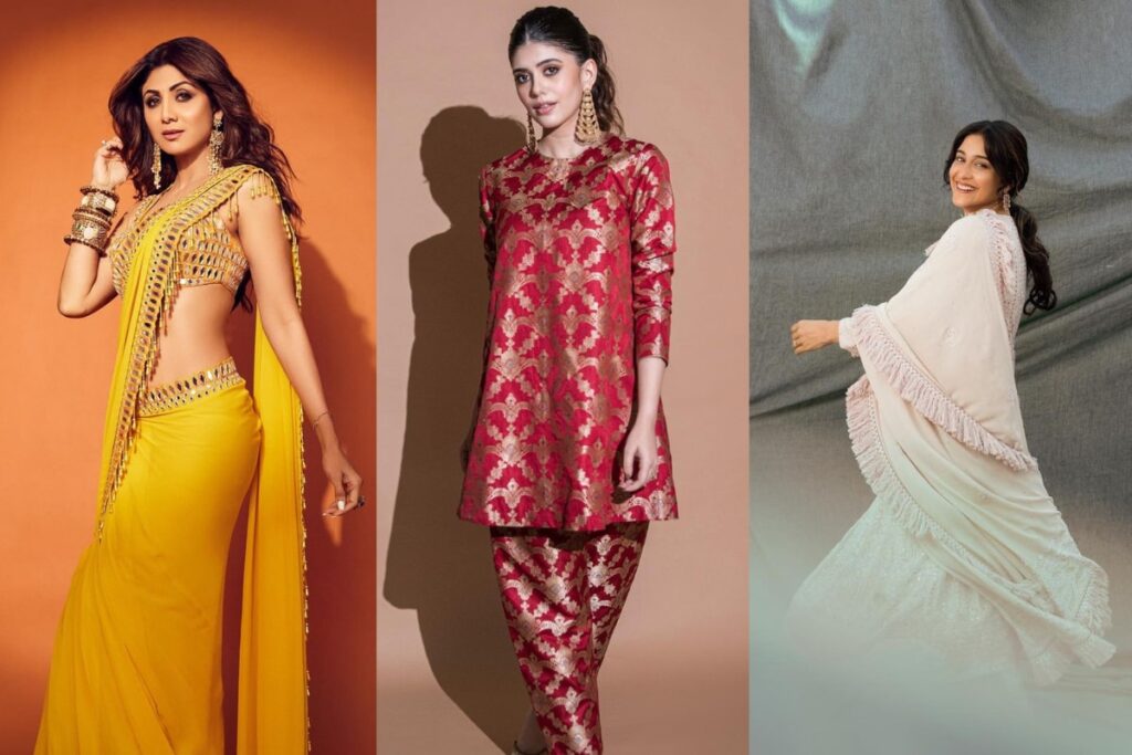 Shilpa Shetty, Sanjana Sanghi, to Regina Cassandra Actresses Who Are Acing The Festive Look; See Photos