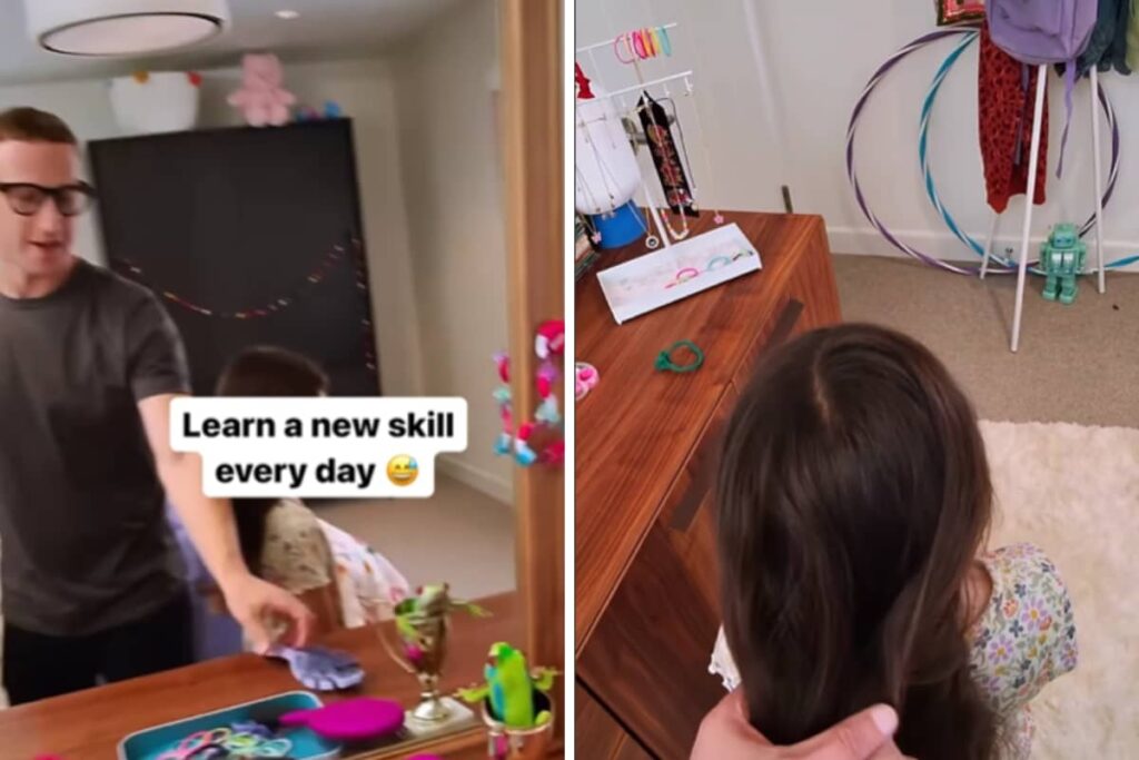 Mark Zuckerberg Finally Learns To Braid Daughter's Hair, Courtesy Meta AI