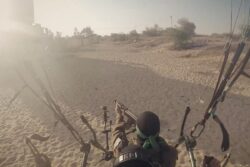 WATCH: 'First Gaza Paragliding Flight,' of EU Diplomat 3 Months Before Oct 7 Attack on Israel