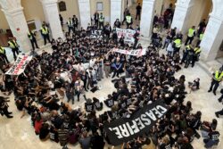 US: Protesters on Capitol Hill Demand Gaza Ceasefire, 300 Arrested