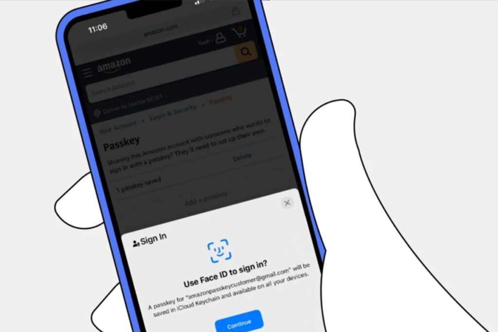 Amazon Brings Passkeys Support For iOS, Web Users: How It Works
