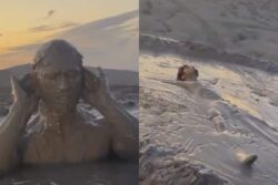 Vidyut Jammwal Takes A Volcanic Mud Bath, Fans Call Him 'Contemporary Indian Yogi'; Watch