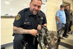 US Police Department Organises Heartwarming Send Off For German Shepherd